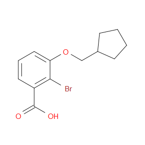 2-Bromo-3-(cyclopentylmethoxy)benzoic acid