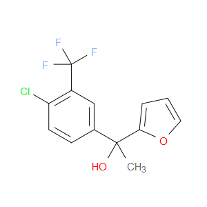 1-(4-chloro-3-(trifluoromethyl)phenyl)-1-(furan-2-yl)ethanol