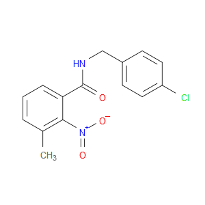N-(4-chlorobenzyl)-3-methyl-2-nitrobenzamide