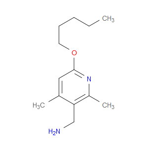 2,4-Dimethyl-6-(pentyloxy)-3-pyridinemethanamine