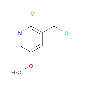 Pyridine, 2-chloro-3-(chloromethyl)-5-methoxy-