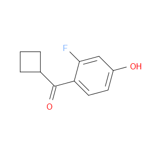 Cyclobutyl(2-fluoro-4-hydroxyphenyl)methanone