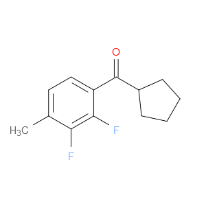 Cyclopentyl(2,3-difluoro-4-methylphenyl)methanone