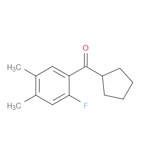Cyclopentyl(2-fluoro-4,5-dimethylphenyl)methanone