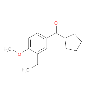 Cyclopentyl(3-ethyl-4-methoxyphenyl)methanone