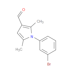 1-(3-Bromophenyl)-2,5-dimethyl-1H-pyrrole-3-carbaldehyde