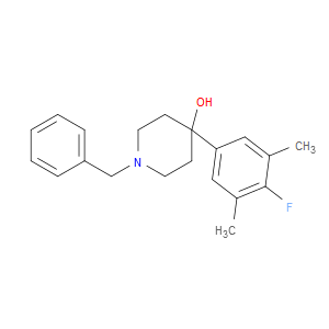 1-benzyl-4-(4-fluoro-3,5-dimethylphenyl)piperidin-4-ol