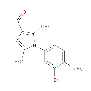 1-(3-Bromo-4-methylphenyl)-2,5-dimethyl-1H-pyrrole-3-carbaldehyde