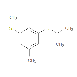 isopropyl(3-methyl-5-(methylthio)phenyl)sulfane