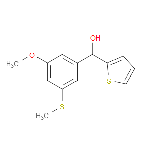 (3-methoxy-5-(methylthio)phenyl)(thiophen-2-yl)methanol