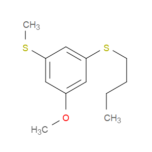 butyl(3-methoxy-5-(methylthio)phenyl)sulfane