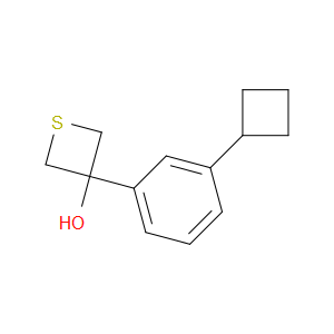 3-(3-Cyclobutylphenyl)-3-thietanol