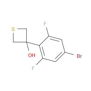 3-(4-Bromo-2,6-difluorophenyl)-3-thietanol