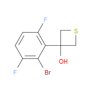 3-(2-Bromo-3,6-difluorophenyl)-3-thietanol