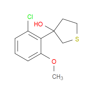 3-(2-Chloro-6-methoxyphenyl)tetrahydrothiophene-3-ol