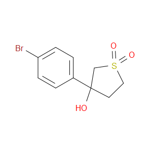Thiophene-3-ol, 3-(4-bromophenyl)tetrahydro-, 1,1-dioxide