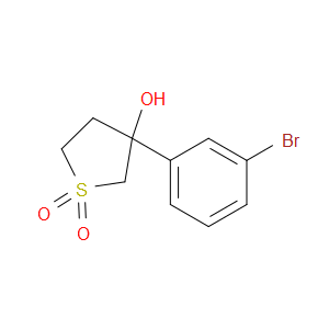 Thiophene-3-ol, 3-(3-bromophenyl)tetrahydro-, 1,1-dioxide