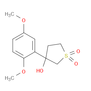 Thiophene-3-ol, 3-(2,5-dimethoxyphenyl)tetrahydro-, 1,1-dioxide
