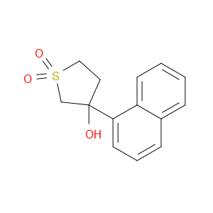 Thiophene-3-ol, tetrahydro-3-(1-naphthalenyl)-, 1,1-dioxide