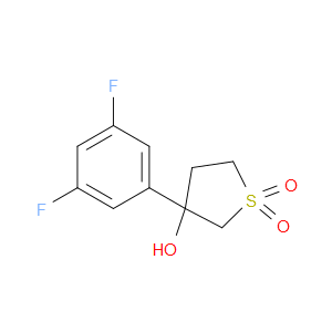 Thiophene-3-ol, 3-(3,5-difluorophenyl)tetrahydro-, 1,1-dioxide