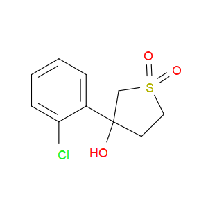 Thiophene-3-ol, 3-(2-chlorophenyl)tetrahydro-, 1,1-dioxide