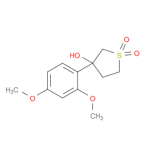 Thiophene-3-ol, 3-(2,4-dimethoxyphenyl)tetrahydro-, 1,1-dioxide