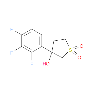 Thiophene-3-ol, tetrahydro-3-(2,3,4-trifluorophenyl)-, 1,1-dioxide