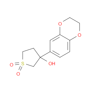 Thiophene-3-ol, 3-(2,3-dihydro-1,4-benzodioxin-6-yl)tetrahydro-, 1,1-dioxide
