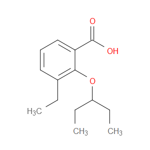 3-Ethyl-2-(1-ethylpropoxy)benzoic acid