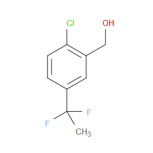(2-chloro-5-(1,1-difluoroethyl)phenyl)methanol