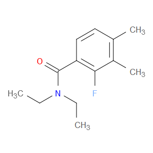 N,N-diethyl-2-fluoro-3,4-dimethylbenzamide