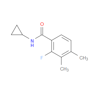 N-cyclopropyl-2-fluoro-3,4-dimethylbenzamide