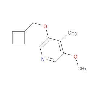 3-(cyclobutylmethoxy)-5-methoxy-4-methylpyridine
