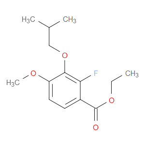 ethyl 2-fluoro-3-isobutoxy-4-methoxybenzoate