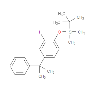 tert-butyl(2-iodo-4-(2-phenylpropan-2-yl)phenoxy)dimethylsilane