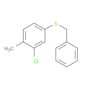 benzyl(3-chloro-4-methylphenyl)sulfane