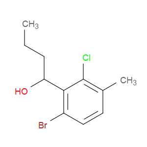 1-(6-bromo-2-chloro-3-methylphenyl)butan-1-ol