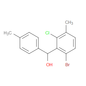 (6-bromo-2-chloro-3-methylphenyl)(p-tolyl)methanol