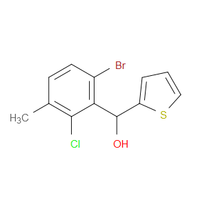 (6-bromo-2-chloro-3-methylphenyl)(thiophen-2-yl)methanol