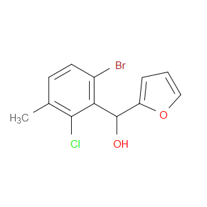 (6-bromo-2-chloro-3-methylphenyl)(furan-2-yl)methanol