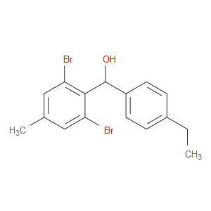 (2,6-dibromo-4-methylphenyl)(4-ethylphenyl)methanol