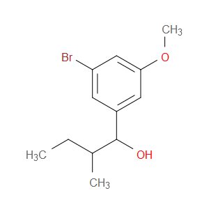 1-(3-bromo-5-methoxyphenyl)-2-methylbutan-1-ol
