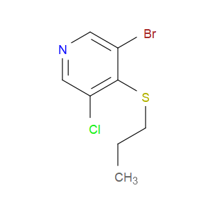 3-bromo-5-chloro-4-(propylthio)pyridine