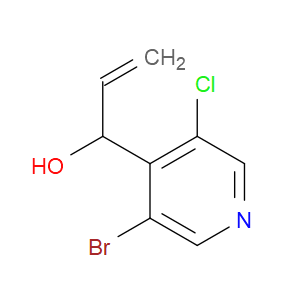 1-(3-bromo-5-chloropyridin-4-yl)prop-2-en-1-ol