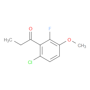 1-(6-chloro-2-fluoro-3-methoxyphenyl)propan-1-one
