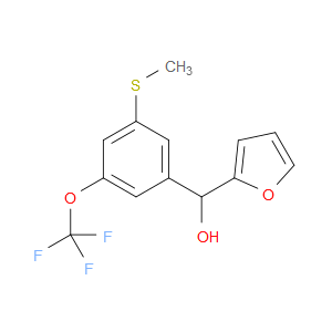 furan-2-yl(3-(methylthio)-5-(trifluoromethoxy)phenyl)methanol