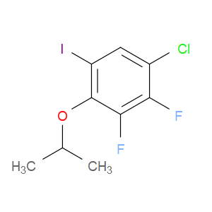 1-chloro-2,3-difluoro-5-iodo-4-isopropoxybenzene