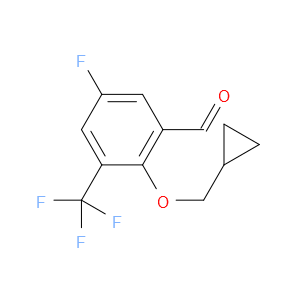 2-(cyclopropylmethoxy)-5-fluoro-3-(trifluoromethyl)benzaldehyde