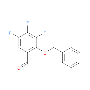 2-(benzyloxy)-3,4,5-trifluorobenzaldehyde