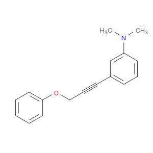 N,N-Dimethyl-3-(3-phenoxy-1-propyn-1-yl)benzenamine